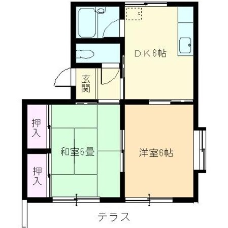 メゾンエスポワールの物件間取画像